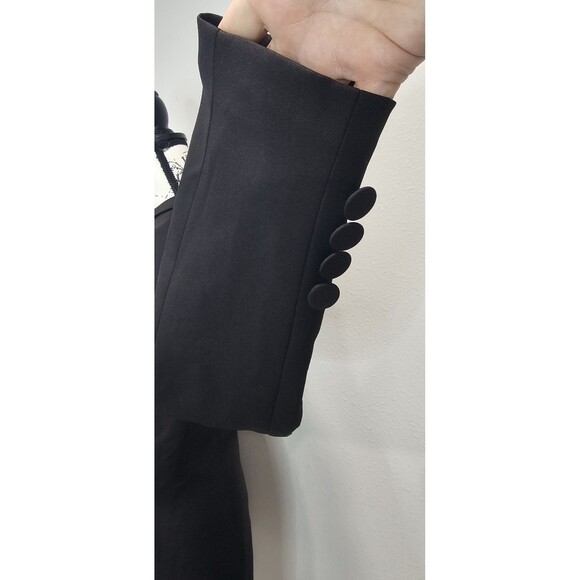 Beulah Women's Assymetrical Wrap Side Button Pleated Blazer Size M/L $206 NWT - Picture 16 of 16